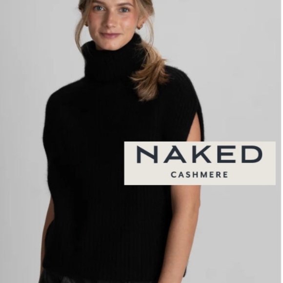 NakedCashmere Black sleeveless Sweater, L, GP1497 - Picture 1 of 5